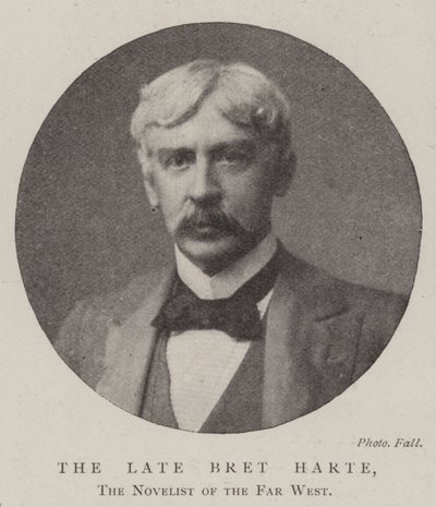 De overleden Bret Harte, de romanschrijver van het Wilde Westen door English Photographer
