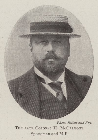 De overleden kolonel H McCalmont, sportman en parlementslid door English Photographer