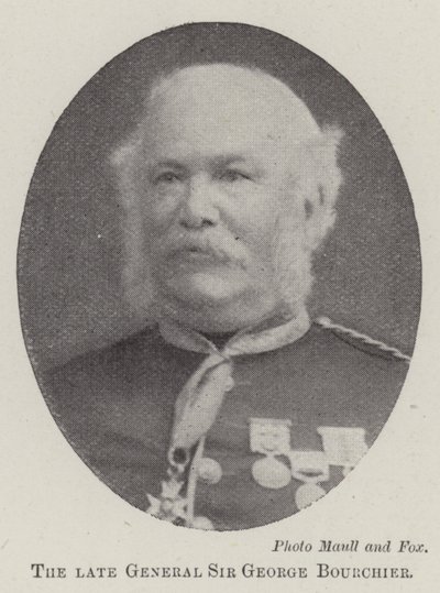 Wijlen Generaal Sir George Bourchier door English Photographer