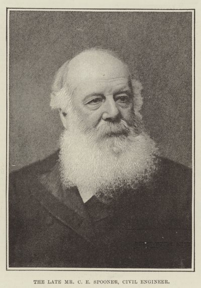 De wijlen de heer C E Spooner, civiel ingenieur door English Photographer