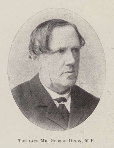 De overleden heer George Dixon, MP door English Photographer