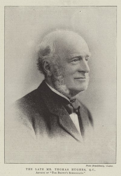 De overleden Mr Thomas Hughes, QC, auteur van Tom Browns Schooldays door English Photographer