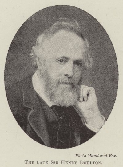 De wijlen Sir Henry Doulton door English Photographer