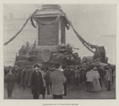 Trafalgar Day op Trafalgar Square door English Photographer