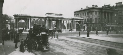 Triomfboog, Hyde Park Corner, Londen door English Photographer