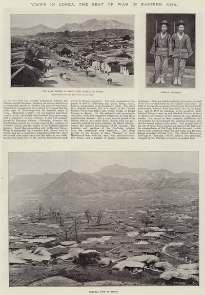 Beelden in Korea, het oorlogsgebied in Oost-Azië door English Photographer