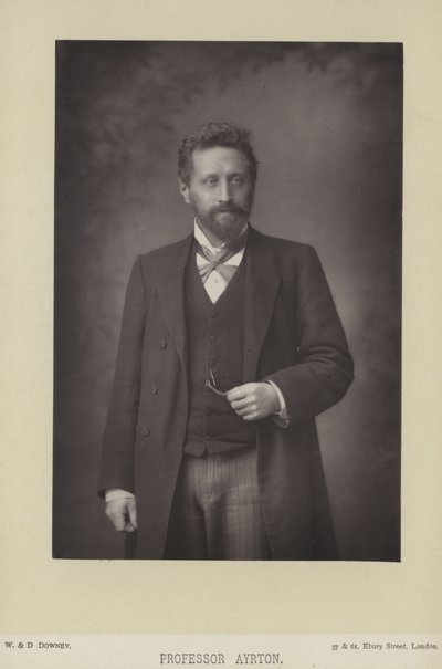 William Edward Ayrton door English Photographer