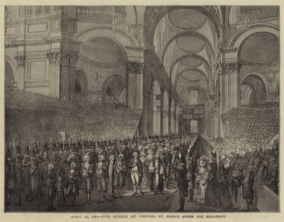 23 april 1789, Koning George III bezoekt St Paul