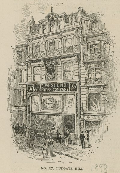 37 Ludgate Hill, Londen door English School
