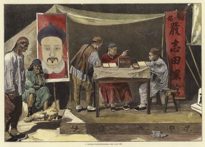 Een Chinese waarzegger door English School
