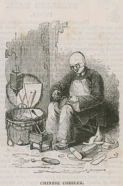 Een Chinese schoenmaker; Een bezoek aan de Chinese Collectie door English School