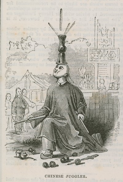 Een Chinese jongleur; Een bezoek aan de Chinese Collectie door English School