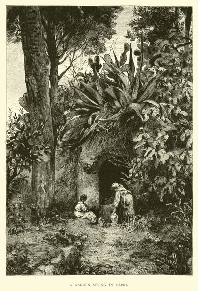 Een tuinspring in Capri door English School