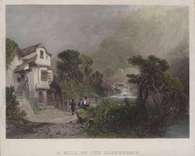 Een molen op de Llanberris door English School