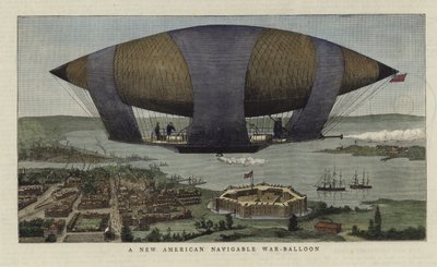 Een Nieuwe Amerikaanse Navigeerbare Oorlogsballon door English School