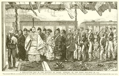 Een gedenkwaardige dag in de geschiedenis van Japan: Opening van de eerste spoorlijn in 1872 door English School