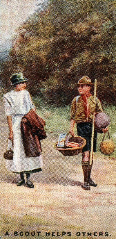 Een Scout Helpt Anderen, 1929 door English School