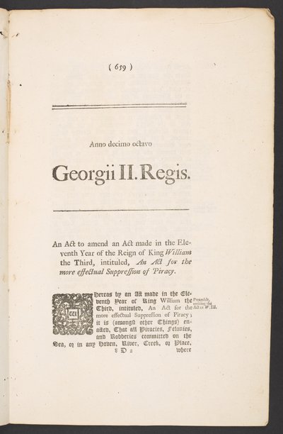 Een subsidie verleend aan de koning, van tonnage, & pondage, en andere geldbedragen betaalbaar bij geëxporteerde en geïmporteerde koopwaar, pagina 659 door English School