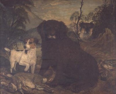 Een Waterspaniël en Twee Jack Russells bij de Dagelijkse Buit door English School