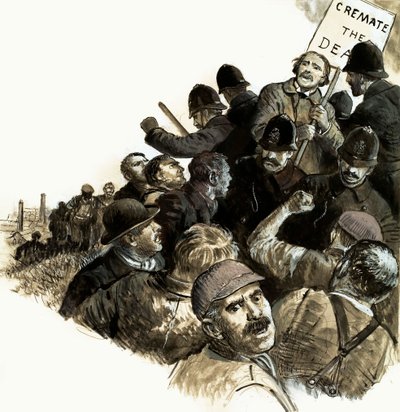 Een lynchmob stormde de heuvel op naar Dr. William Price door English School