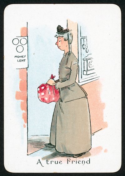 Een ware vriend (kleur litho) door English School
