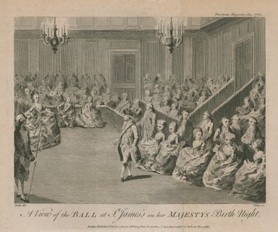Een uitzicht op het bal in St. James