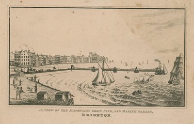 Uitzicht op de hangende Chain Pier en Marine Parade door English School