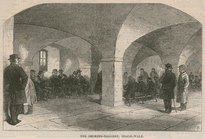 Een bezoek aan Greenwich Hospital; De rookgalerij, Chalk Walk door English School