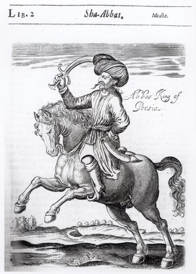 Abbas, koning van Perzië, uit 