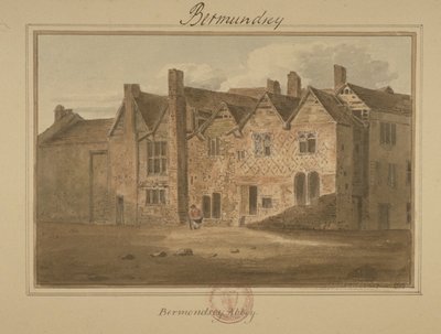 Abdij van St Saviour, Bermondsey, 1809 door English School
