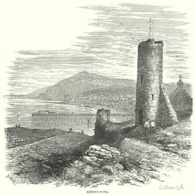 Aberystwith (gravure) door English School