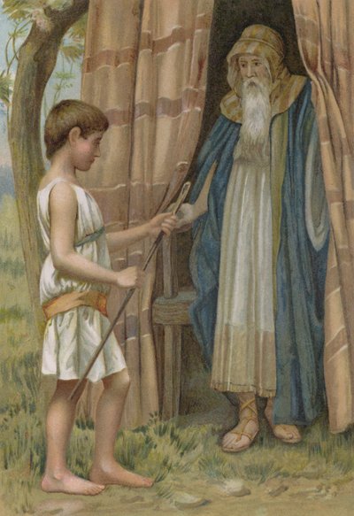 Abraham en Isaac door English School