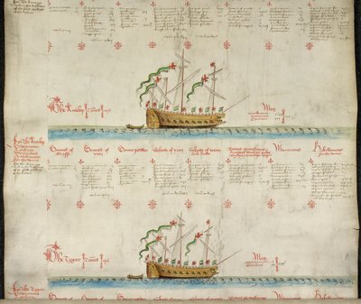 Add MS 22047 De galeien The Antelop en The Tegar, uit 