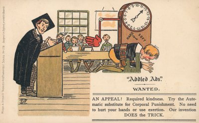 Addled Ads ansichtkaart door English School