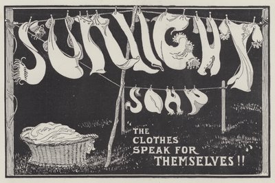 Advertentie, Sunlight Soap door English School