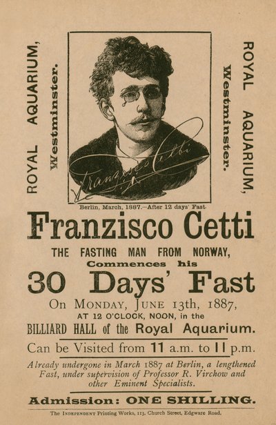 Advertentie voor Franzisco Cetti door English School