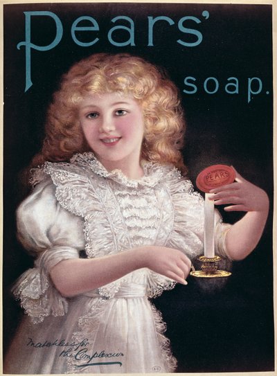 Advertentie voor Pears zeep door English School
