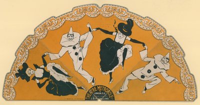 Advertentiefolder voor het Theatre Metropole, Peckham, Londen door English School
