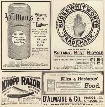 Advertentiepagina uit The Graphic Christmas Number 1897 door English School