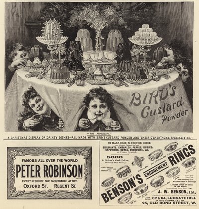 Advertentiepagina uit The Graphic Christmas Number 1897 door English School