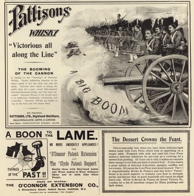 Advertentiepagina uit The Graphic Christmas Number 1897 door English School