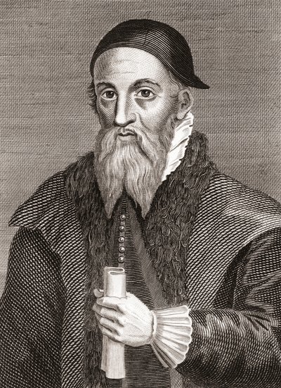 Alexander Erskine van Gogar, ca. 1521-1592. Schotse landeigenaar en bewaker van James VI van Schotland in Stirling Castle. Uit Iconographia Scotica of Portretten van Illustere Personen van Schotland, gepubliceerd 1797. door English School