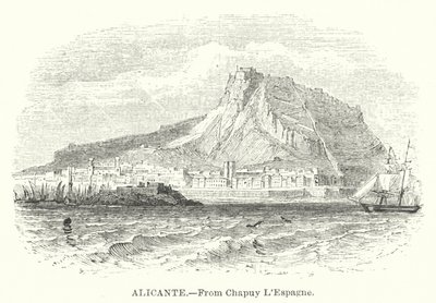 Alicante (gravure) door English School