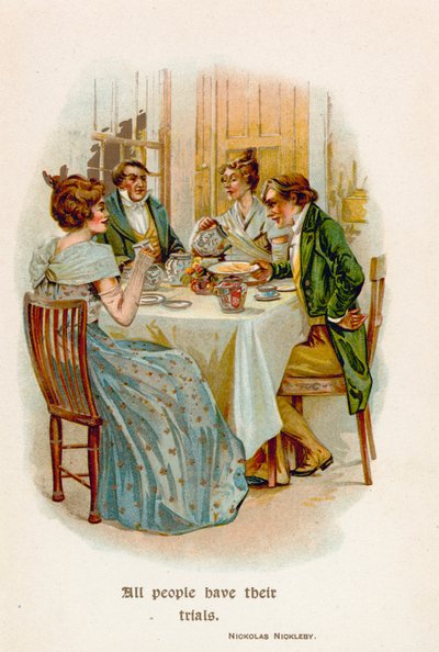Alle mensen hebben hun beproevingen. Nicolas Nickleby door English School