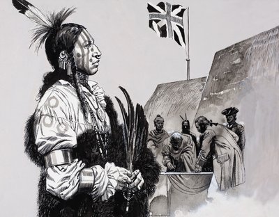 Amerikaanse Indiaan door English School