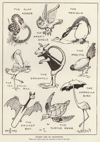 Vermakelijke dieren door English School