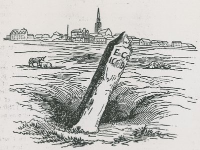 Een boogschietmerk gedateerd 1679 door English School