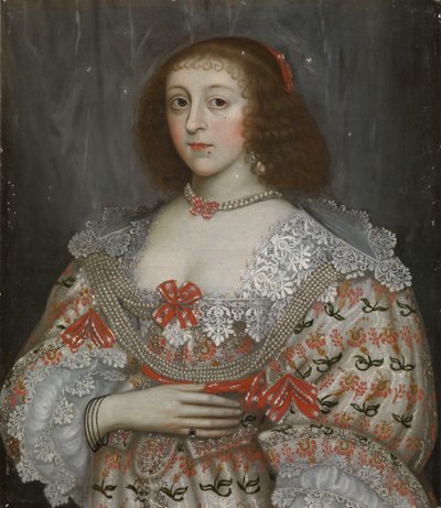 Een onbekende jonge dame uit de tijd van Karel I, c.1635 door English School