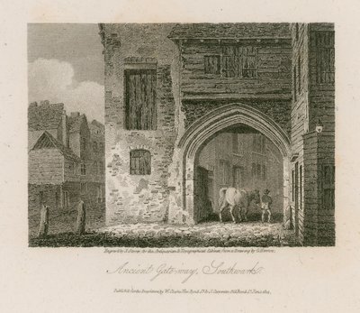 Oude poort, Southwark door English School