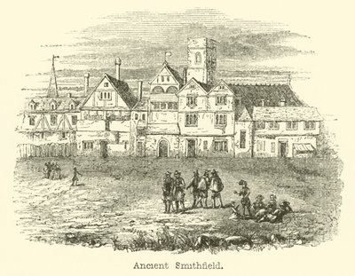 Oud Smithfield (gravure) door English School